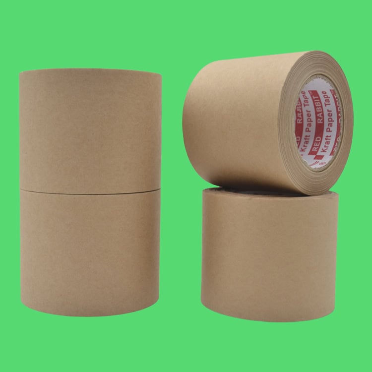 Cinta de papel kraft marrón